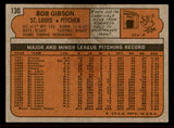 1972 Topps Baseball #130 Bob Gibson Cardinals VG-EX 542174