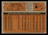 1972 Topps Baseball #130 Bob Gibson Cardinals VG-EX 542175