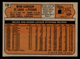 1972 Topps Baseball #130 Bob Gibson Cardinals VG-EX 542176