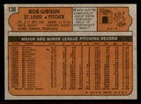 1972 Topps Baseball #130 Bob Gibson Cardinals VG-EX 542177