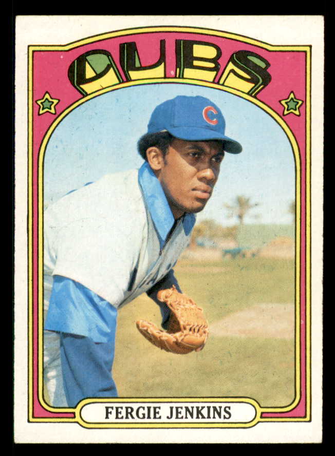 1972 Topps Baseball #410 Fergie Jenkins Cubs EX-MT 542180