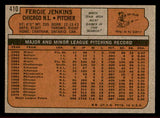 1972 Topps Baseball #410 Fergie Jenkins Cubs EX-MT 542180