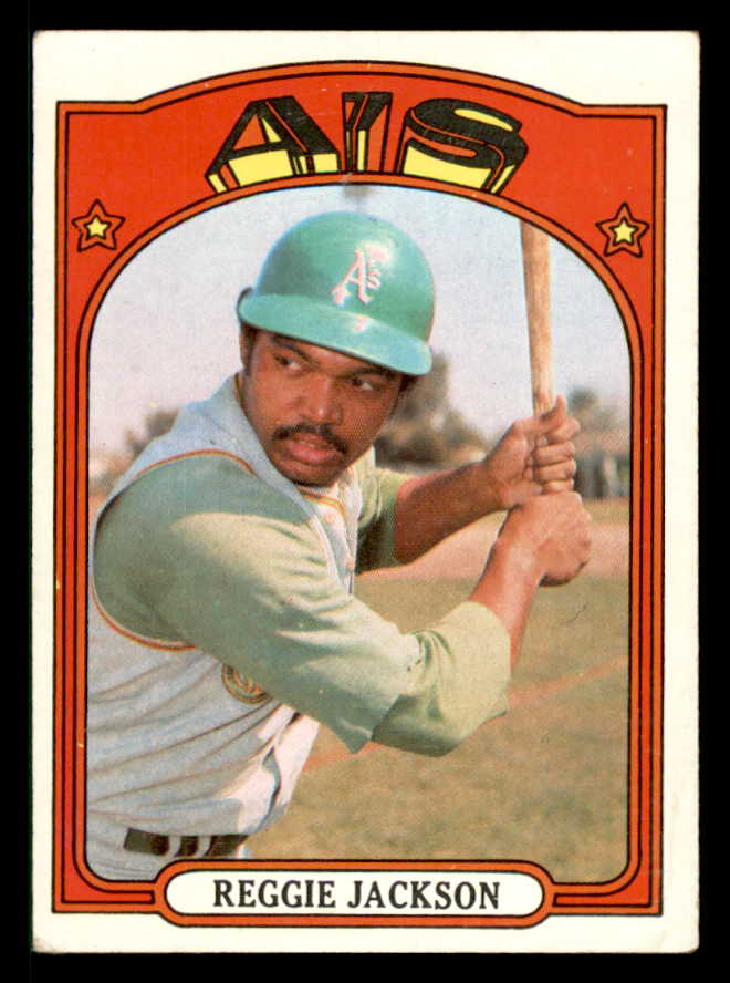 1972 Topps Baseball #435 Reggie Jackson A's VG-EX 542181