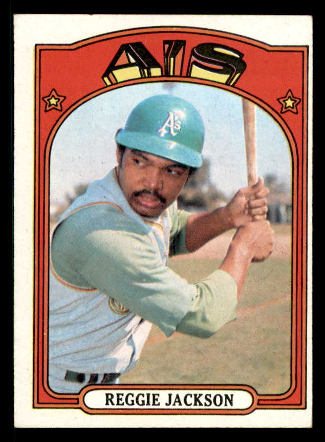 1972 Topps Baseball #435 Reggie Jackson A's EX 542183