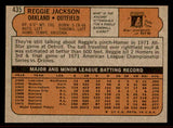 1972 Topps Baseball #435 Reggie Jackson A's EX-MT 542184