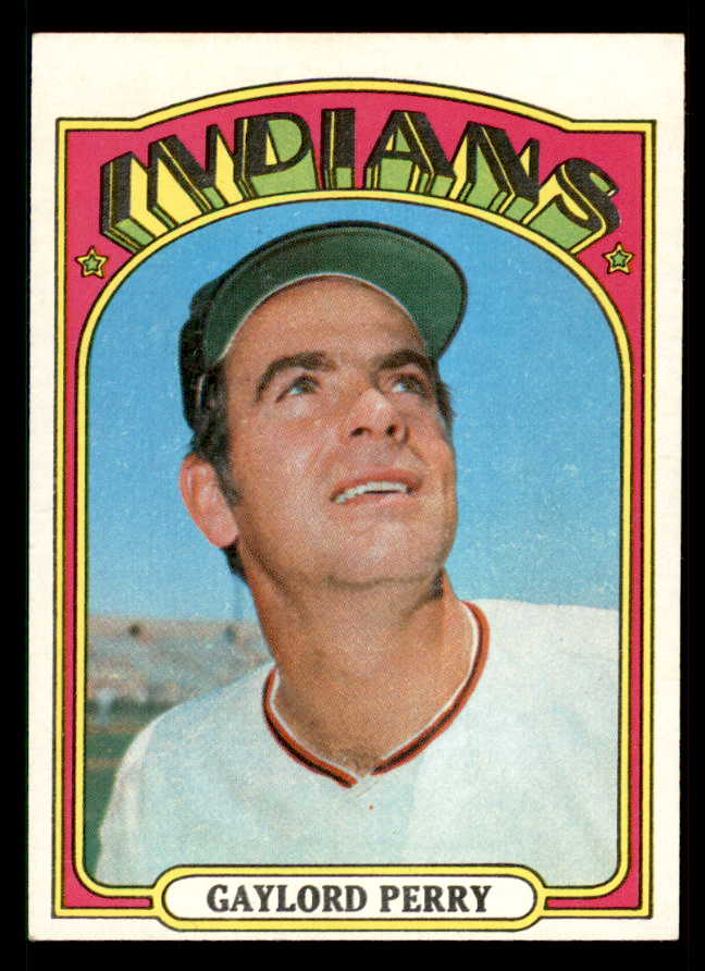 1972 Topps Baseball #285 Gaylord Perry Indians EX-MT 542185