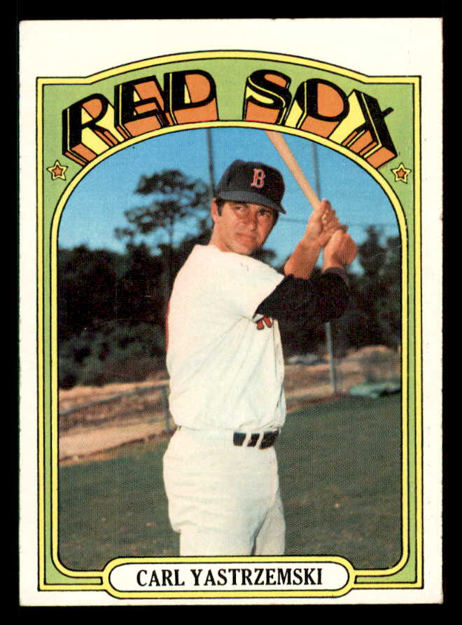 1972 Topps Baseball #037 Carl Yastrzemski Red Sox EX 542186
