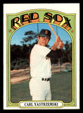 1972 Topps Baseball #037 Carl Yastrzemski Red Sox EX 542186