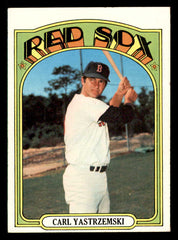 1972 Topps Baseball #037 Carl Yastrzemski Red Sox EX 542186