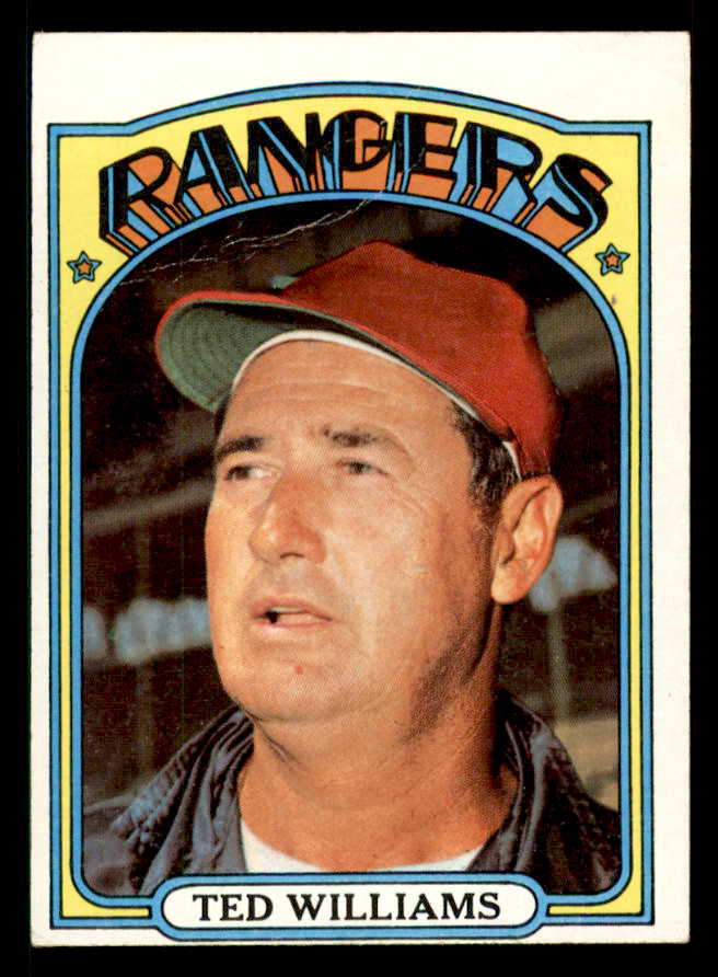1972 Topps Baseball #510 Ted Williams Rangers EX 542195
