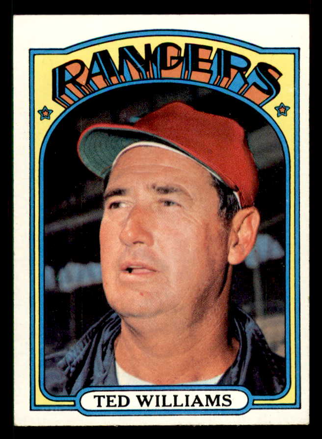 1972 Topps Baseball #510 Ted Williams Rangers EX-MT 542196