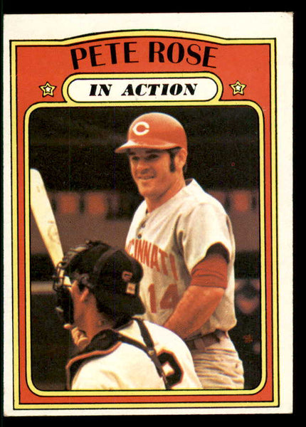 1972 Topps Baseball #560 Pete Rose IA Reds EX-MT 542197