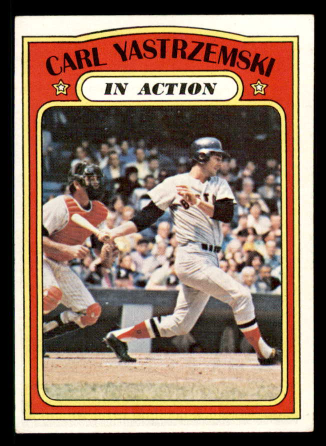 1972 Topps Baseball #038 Carl Yastrzemski IA Red Sox EX-MT 542200