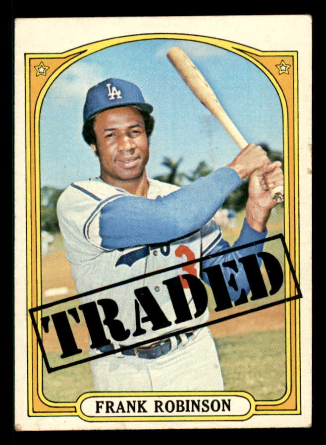 1972 Topps Baseball #754 Frank Robinson TR Dodgers EX 542201