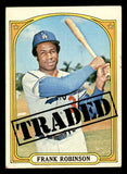 1972 Topps Baseball #754 Frank Robinson TR Dodgers EX 542201