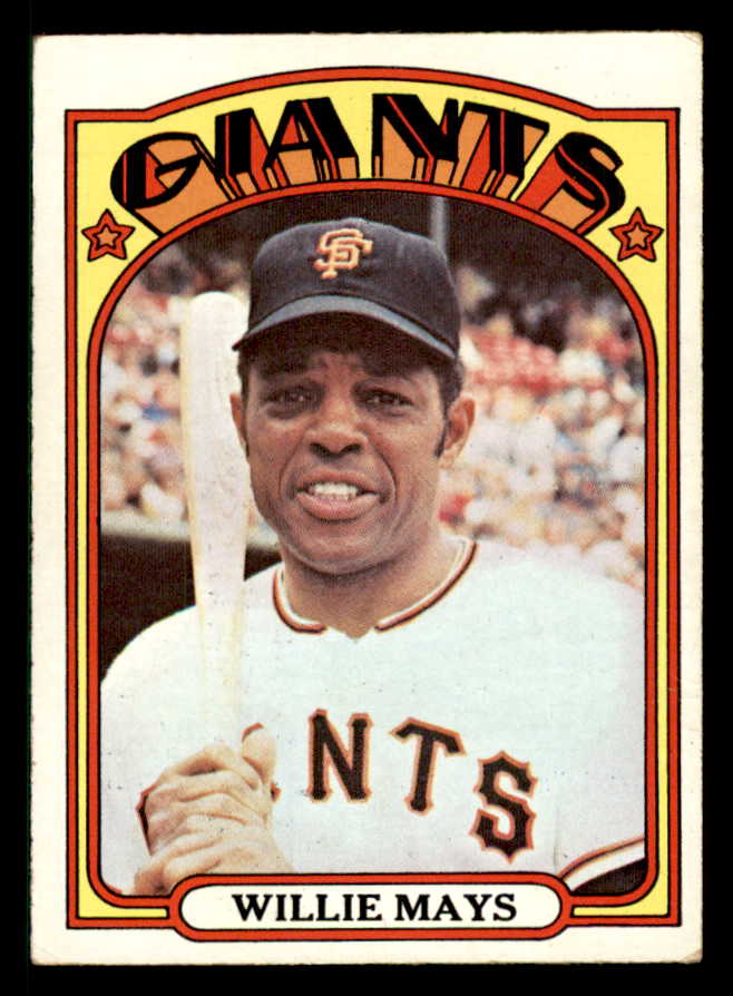 1972 Topps Baseball #049 Willie Mays Giants VG-EX 542203