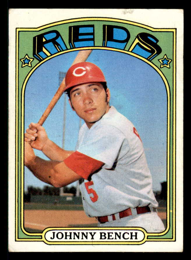 1972 Topps Baseball #433 Johnny Bench Reds VG-EX 542205