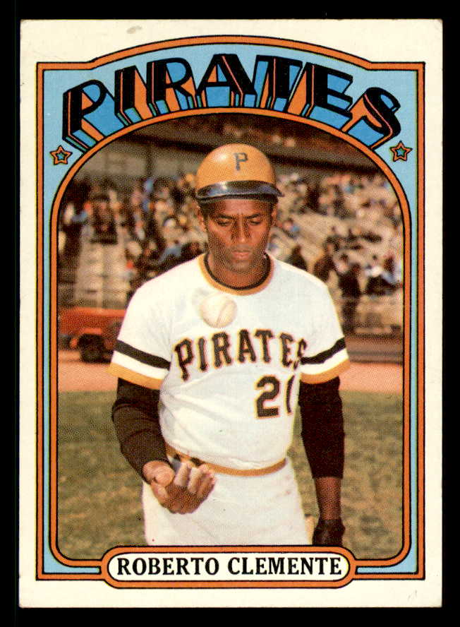 1972 Topps Baseball #309 Roberto Clemente Pirates EX 542208