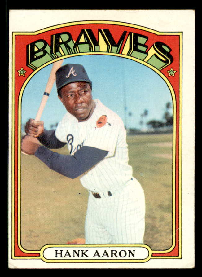 1972 Topps Baseball #299 Hank Aaron Braves VG-EX 542212