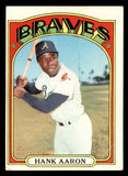 1972 Topps Baseball #299 Hank Aaron Braves VG-EX 542212