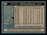 1980 Topps Baseball #100 Johnny Bench Reds EX-MT 542219