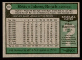 1979 Topps Baseball #200 Johnny Bench Reds EX-MT 542226