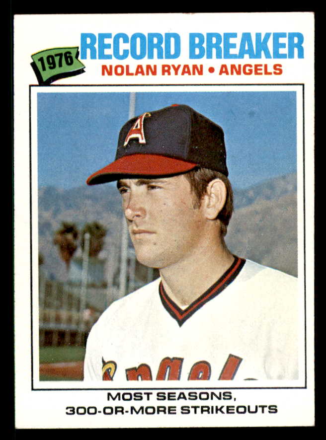1977 Topps Baseball #234 Nolan Ryan RB Angels EX-MT 542229