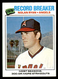1977 Topps Baseball #234 Nolan Ryan RB Angels EX-MT 542229