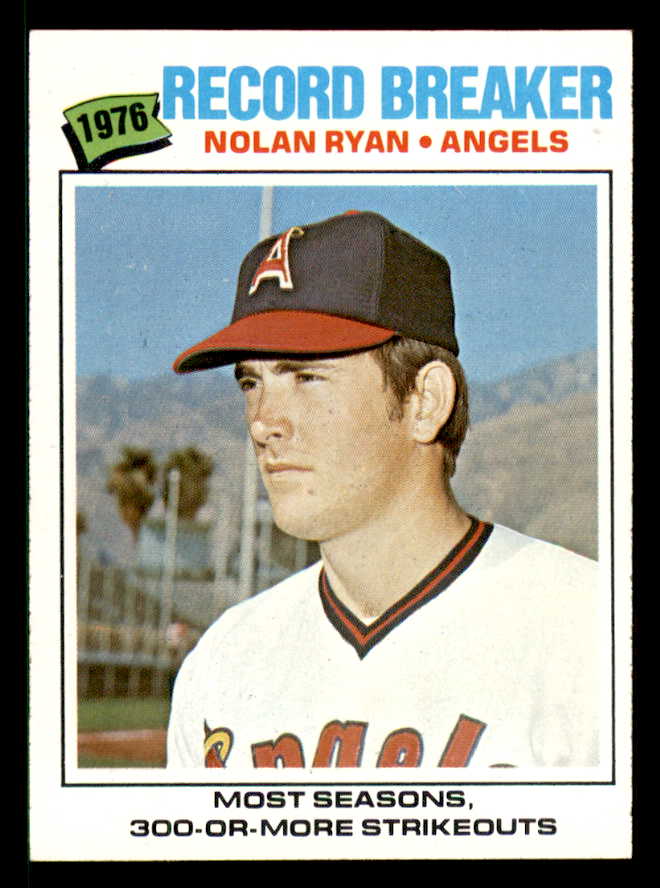 1977 Topps Baseball #234 Nolan Ryan RB Angels EX-MT 542230