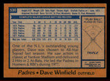 1978 Topps Baseball #530 Dave Winfield Padres VG-EX 542237
