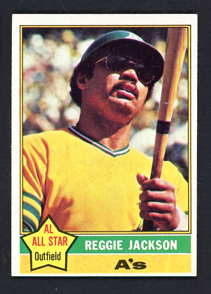 1976 Topps Baseball #500 Reggie Jackson A's EX-MT 542242