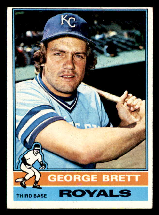 1976 Topps Baseball #019 George Brett Royals EX+/EX-MT 542244