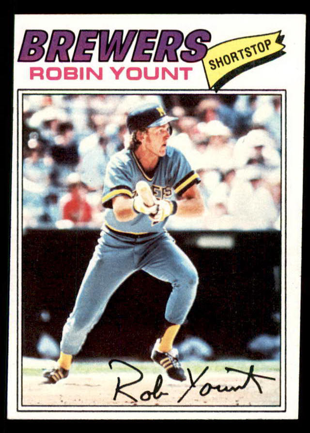 1977 Topps Baseball #635 Robin Yount Brewers EX-MT 542265