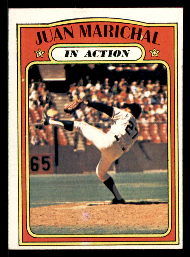 1972 Topps Baseball #568 Juan Marichal IA Giants EX-MT 542266