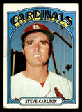 1972 Topps Baseball #420 Steve Carlton Cardinals VG 542269