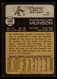 1973 Topps Baseball #142 Thurman Munson Yankees EX 542281