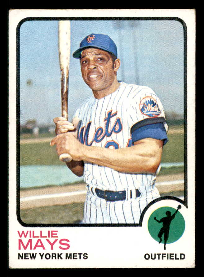 1973 Topps Baseball #305 Willie Mays Mets EX 542286