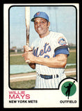 1973 Topps Baseball #305 Willie Mays Mets EX-MT 542287