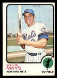 1973 Topps Baseball #305 Willie Mays Mets EX-MT 542288