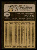 1973 Topps Baseball #305 Willie Mays Mets EX-MT 542290