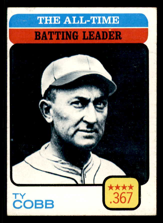 1973 Topps Baseball #475 Ty Cobb ATL Tigers EX-MT 542296