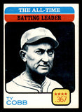 1973 Topps Baseball #475 Ty Cobb ATL Tigers EX-MT 542296