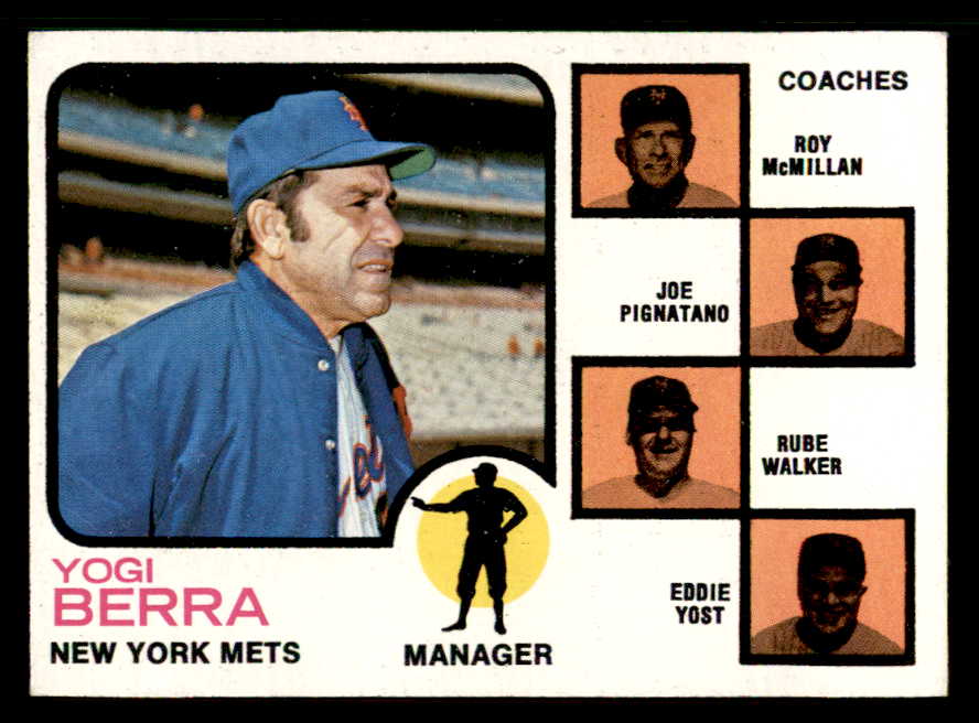 1973 Topps Baseball #257 Yogi Berra Mets NR-MT 542299