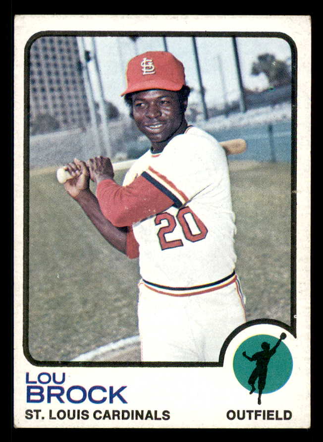 1973 Topps Baseball #320 Lou Brock Cardinals EX 542302