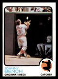 1973 Topps Baseball #380 Johnny Bench Reds EX-MT 542308