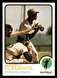 1973 Topps Baseball #050 Roberto Clemente Pirates NR-MT 542316