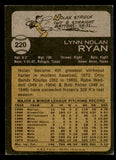 1973 Topps Baseball #220 Nolan Ryan Angels EX 542321