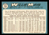 1965 Topps Baseball #250 Willie Mays Giants Good trimmed 542323