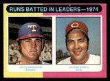 1975 Topps Baseball #308 RBI Leaders Johnny Bench EX-MT 542327