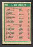 1975 Topps Baseball #308 RBI Leaders Johnny Bench EX-MT 542328